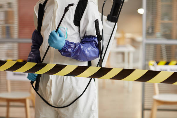 Professional Biohazard technician working in Brighton, MI